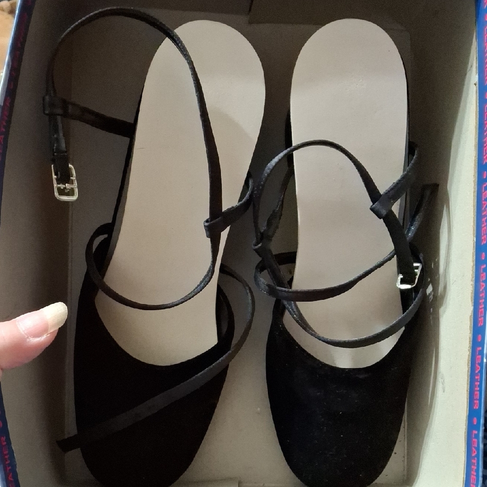 Merona Black Strappy Sandals